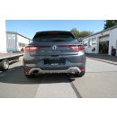 Heck Ansatz Flaps Diffusor passend für Renault Megane Mk.4 GT-Line schwarz matt