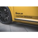 Rennen Haltbarkeit Seitenschweller Ansatz passend für + Flaps Volkswagen Arteon R-Line schwarz Hochglanz