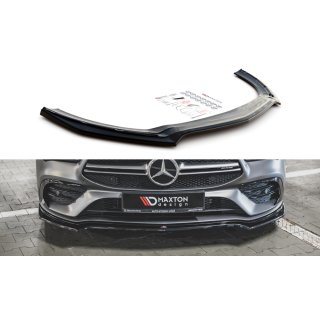 Front Ansatz V.1 passend für Mercedes-AMG CLA 35 Aero C118 schwarz matt