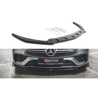 Front Ansatz V.2 passend für Mercedes-AMG CLA 35 Aero C118 schwarz matt