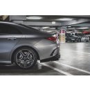 Heck Ansatz Flaps Diffusor passend für Mercedes-AMG CLA 35 / 45 C118 schwarz Hochglanz