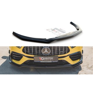 Front Ansatz V.1 passend für Mercedes-AMG A 45 S W177 schwarz Hochglanz