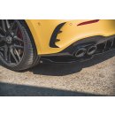 Heck Ansatz Flaps Diffusor passend für Mercedes-AMG A 45 S W177 Carbon Look