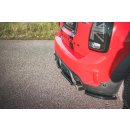 Heck Ansatz Flaps Diffusor passend für Mini Countryman Mk2 F60 JCW Carbon Look