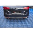 Mittlerer Diffusor Heck Ansatz passend für Volkswagen Passat B8 Carbon Look