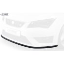 RDX Frontspoiler für SEAT Leon 5F FR + Cupra / Leon 5F SC FR + Cupra / Leon 5F ST FR + Cupra Frontlippe Front Ansatz Vorne Spoilerlippe Schwert