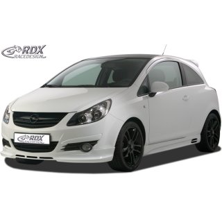 RDX Frontspoiler für OPEL Corsa D Frontlippe Front Ansatz Spoilerlippe