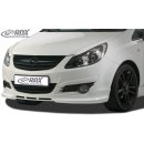 RDX Frontspoiler für OPEL Corsa D Frontlippe Front Ansatz Spoilerlippe