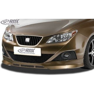 RDX Frontspoiler für SEAT Ibiza 6J, 6J SC & 6J ST -03/2012 (nicht FR, Cupra, Bocanegra) Frontlippe Front Ansatz Spoilerlippe