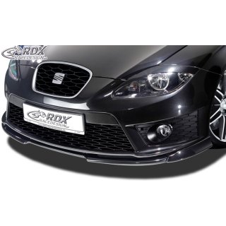 RDX Frontspoiler VARIO-X für SEAT Leon 1P Facelift 2009+ FR & Cupra Frontlippe Front Ansatz Vorne Spoilerlippe