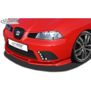 RDX Frontspoiler VARIO-X für SEAT Ibiza 6L FR / Facelift 2006+ (nicht Cupra) Frontlippe Front Ansatz Vorne Spoilerlippe