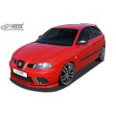 RDX Frontspoiler VARIO-X für SEAT Ibiza 6L FR / Facelift 2006+ (nicht Cupra) Frontlippe Front Ansatz Vorne Spoilerlippe