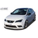 RDX Frontspoiler VARIO-X für SEAT Ibiza 6J, 6J SC & 6J ST Facelift 04/2012+ (nicht FR) Frontlippe Front Ansatz Vorne Spoilerlippe