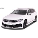 RDX Frontspoiler VARIO-X für VW Passat 3G B8 GTE & R-Line (2019+) Frontlippe Front Ansatz Vorne Spoilerlippe