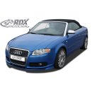 RDX Frontspoiler VARIO-X für AUDI A4 B7 8H Cabrio 2005+ / S4 Cabrio 2005+ (S-Line- bzw. S4-Frontstoßstange) Frontlippe Front Ansatz Vorne Spoilerlippe