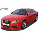 RDX Frontspoiler VARIO-X für AUDI A5 -2011 (Coupe + Cabrio + Sportback, Normale Frontstoßstange) Frontlippe Front Ansatz Vorne Spoilerlippe