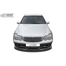 RDX Frontspoiler VARIO-X für MERCEDES C-Klasse W203 -03/2004 (Passend an Classic/Elegance Stoßstange) Frontlippe Front Ansatz Vorne Spoilerlippe