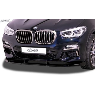 RDX Frontspoiler VARIO-X für BMW X3 (G01) & für BMW X4 (G02) für M-Sport & M-Aerodynamik-Paket Frontlippe Front Ansatz Vorne Spoilerlippe