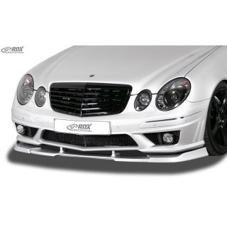 RDX Frontspoiler VARIO-X für MERCEDES E-Klasse W211 AMG 2006-2009 (Passend an AMG bzw. Fahrzeuge mit AMG Frontstoßstange) Frontlippe Front Ansatz Vorne Spoilerlippe