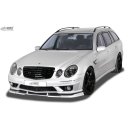 RDX Frontspoiler VARIO-X für MERCEDES E-Klasse W211 AMG 2006-2009 (Passend an AMG bzw. Fahrzeuge mit AMG Frontstoßstange) Frontlippe Front Ansatz Vorne Spoilerlippe