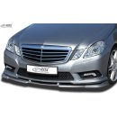 RDX Frontspoiler VARIO-X für MERCEDES E-Klasse W212 AMG-Styling 2009-2013 (Passend an Fahrzeuge mit AMG-Styling Frontstoßstange) Frontlippe Front Ansatz Vorne Spoilerlippe