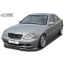 RDX Frontspoiler VARIO-X für MERCEDES S-Klasse W220 2002+ Frontlippe Front Ansatz Vorne Spoilerlippe