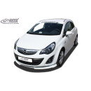 RDX Frontspoiler VARIO-X für OPEL Corsa D Facelift 2010+ Frontlippe Front Ansatz Vorne Spoilerlippe