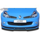 RDX Frontspoiler VARIO-X für RENAULT Clio 3 RS Phase 1 Frontlippe Front Ansatz Vorne Spoilerlippe