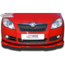 RDX Frontspoiler VARIO-X für SKODA Fabia 2 Typ 5J -2010 (auch für Roomster) Frontlippe Front Ansatz Vorne Spoilerlippe