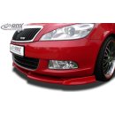 RDX Frontspoiler VARIO-X für SKODA Octavia 2 Facelift Typ 1Z 2008+ (nicht RS) Frontlippe Front Ansatz Vorne Spoilerlippe