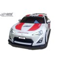 RDX Frontspoiler VARIO-X für TOYOTA GT86 (Passend an Fahrzeuge mit Aero-Paket) Frontlippe Front Ansatz Vorne Spoilerlippe