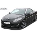 RDX Frontspoiler VARIO-X für RENAULT Megane 3 Coupe / Cabrio / CC (-2012) Frontlippe Front Ansatz Vorne Spoilerlippe