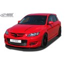 RDX Frontspoiler VARIO-X für MAZDA 3 MPS (BK) 2006-2009 Frontlippe Front Ansatz Vorne Spoilerlippe