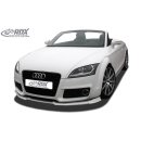 RDX Frontspoiler VARIO-X für AUDI TT 8J Facelift 2010+ Frontlippe Front Ansatz Vorne Spoilerlippe