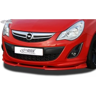 RDX Frontspoiler VARIO-X für OPEL Corsa D Facelift OPC-Line 2010+ (Passend an Fahrzeuge mit OPC-Line Frontspoileransatz) Frontlippe Front Ansatz Vorne Spoilerlippe