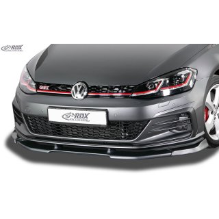 RDX Frontspoiler VARIO-X für VW Golf 7 GTI / GTD / GTE Facelift 2017+ Frontlippe Front Ansatz Vorne Spoilerlippe