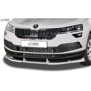 RDX Frontspoiler VARIO-X für SKODA Karoq (NU) 2017+ Frontlippe Front Ansatz Vorne Spoilerlippe