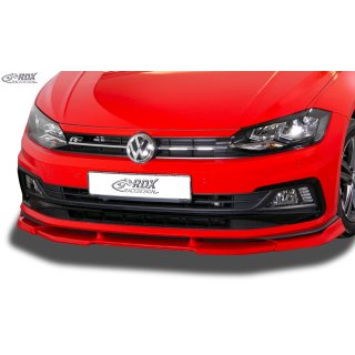 RDX Frontspoiler VARIO-X für VW Polo 2G R-Line & GTI Frontlippe Front Ansatz Vorne Spoilerlippe