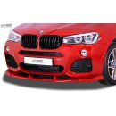 RDX Frontspoiler VARIO-X für BMW X3 F25 M-Sport & M-Technik 2014-2017 Frontlippe Front Ansatz Vorne Spoilerlippe