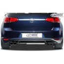 RDX Heckansatz für VW Golf 7 Heckeinsatz Heckblende Diffusor