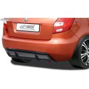 RDX Heckansatz für SKODA Fabia 2 Typ 5J (-2010 & Facelift 2010+) Diffusor Heckblende Heckdiffusor