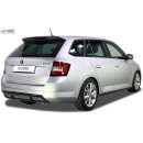 RDX Heckansatz für SKODA Fabia 3 (NJ) Combi Diffusor Heckblende Heckdiffusor