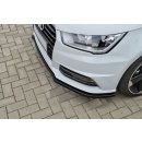 Cup Frontspoilerlippe aus ABS passend für Audi  A1...