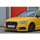 Cup Frontspoilerlippe aus ABS passend für Audi  A3,...