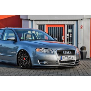 CUP Frontspoilerlippe aus ABS passend für Audi  A4 / B7 Bj.:2004-2008 - Seidenmattschwarz