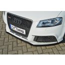 Cup Frontspoilerlippe aus ABS passend für Audi  RS3, Typ 8PA, Bj.: 2011-2012 - Seidenmattschwarz