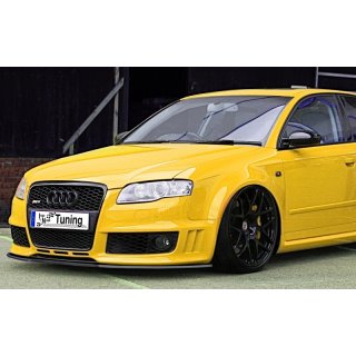 CUP Frontspoilerlippe aus ABS passend für Audi  RS4 / B7 Bj.:2005-2008 - Seidenmattschwarz