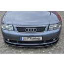 Cup Frontspoilerlippe aus ABS passend für Audi  S3 (8L) Bj.: 1999-2003 - Seidenmattschwarz