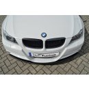 CUP Frontspoilerlippe aus ABS passend für BMW  3er E90/E91 M Paket Bj.: 2005-2008 - Seidenmattschwarz