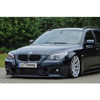 CUP Frontspoilerlippe aus ABS passend für BMW  5er E60+61 Bj.: 2003-2010 - Seidenmattschwarz